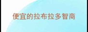 便宜的拉布拉多智商