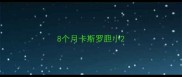 8个月卡斯罗胆小