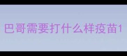 巴哥需要打什么样疫苗
