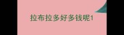拉布拉多好多钱呢