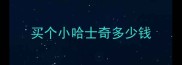 买个小哈士奇多少钱