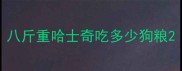 八斤重哈士奇吃多少狗粮