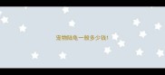 宠物陆龟一般多少钱