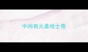 中间有火是哈士奇