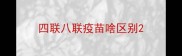 四联八联疫苗啥区别