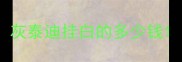 灰泰迪挂白的多少钱