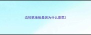 边牧抓地板是因为什么意思