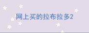 网上买的拉布拉多