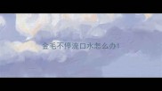 金毛不停流口水怎么办