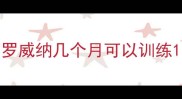 罗威纳几个月可以训练