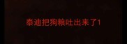 泰迪把狗粮吐出来了