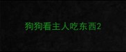 狗狗看主人吃东西