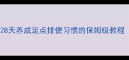 幼犬如厕全攻略28天养成定点排便习惯的保姆级教程附常见问题解答