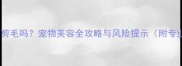 没打完疫苗能剪毛吗宠物美容全攻略与风险提示附专业兽医建议