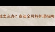 幼犬一个月大呕吐怎么办泰迪全月龄护理指南与紧急处理方案