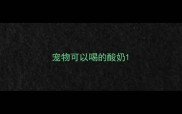 宠物可以喝的酸奶