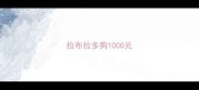 拉布拉多狗1000元