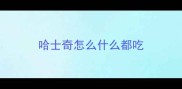 哈士奇怎么什么都吃