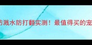 狗狗漂浮碗防溅水防打翻实测最值得买的宠物水碗攻略