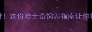 市区养哈士奇新手必看这份哈士奇饲养指南让你轻松应对高密度城市生活