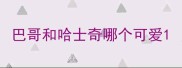 巴哥和哈士奇哪个可爱