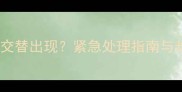 猫咪便秘腹泻交替出现紧急处理指南与长期养护建议