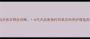 幼犬换牙期全攻略1-8月犬齿更换时间表及科学护理指南