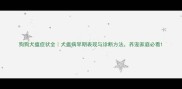 狗狗犬瘟症状全犬瘟病早期表现与诊断方法养宠家庭必看