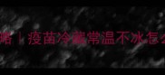狗狗疫苗保存全攻略疫苗冷藏常温不冰怎么选附避坑指南