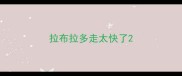 拉布拉多走太快了