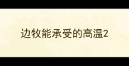 边牧能承受的高温