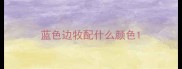蓝色边牧配什么颜色