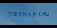 天津宠物交易市场