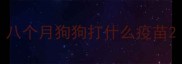 八个月狗狗打什么疫苗