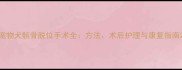 宠物犬髌骨脱位手术全方法术后护理与康复指南