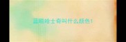 蓝眼哈士奇叫什么颜色