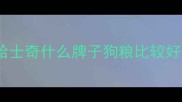 哈士奇什么牌子狗粮比较好