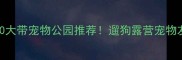 最新北京10大带宠物公园推荐遛狗露营宠物友好设施全
