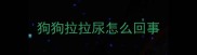 狗狗拉拉尿怎么回事