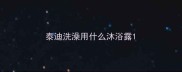 泰迪洗澡用什么沐浴露