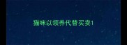 猫咪以领养代替买卖