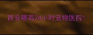 西安哪有24小时宠物医院