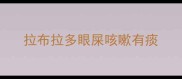 拉布拉多眼屎咳嗽有痰