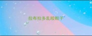 拉布拉多乱咬鞋子