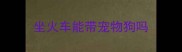 坐火车能带宠物狗吗