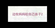 边牧妈妈咬自己孩子