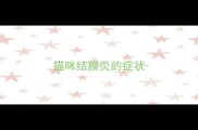 猫咪结膜炎的症状