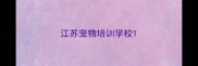 江苏宠物培训学校