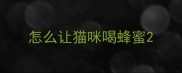 怎么让猫咪喝蜂蜜