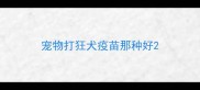 宠物打狂犬疫苗那种好